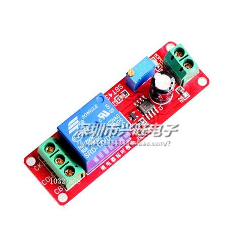 NE555延时继电器模块 单稳态开关 延时通电开关 (12V)汽车电器