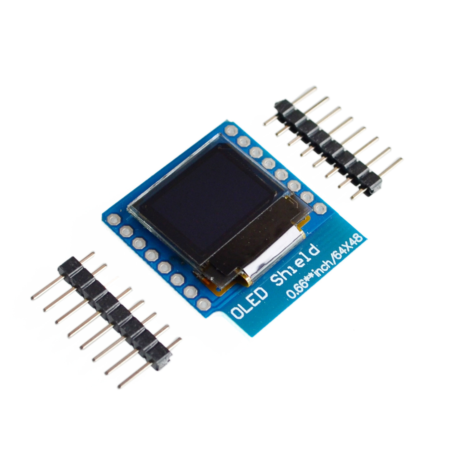 0.66英寸OLED显示模块 液晶屏模块IIC/I2C接口  FOR D1 MINI