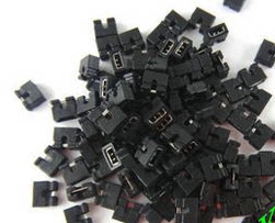 2.54 跳线帽 开口 短路帽 短路块 2.54mm（100只2元）