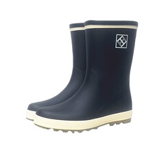 Fishing shoes and rainboots waterproof anti-slip wear resistance anti-smashing steel badge rubber base rubber short tube in rain shoes