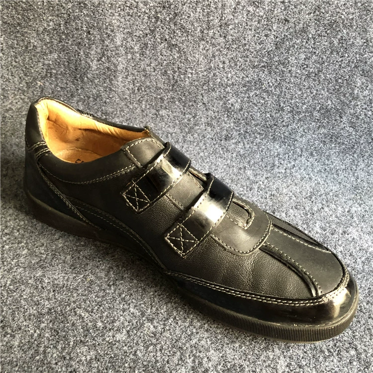 Mùa xuân và mùa thu mới Giày da nam lớp đầu tiên Anh kinh doanh giày đen giản dị Giày nam đai nam giày thấp giúp đặc biệt