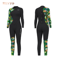 Hevto Professional Wetsuit Woman 3mm warm snorkeling jellyfish Anti-cold deep diving full body conjoined wet coat water lung woman