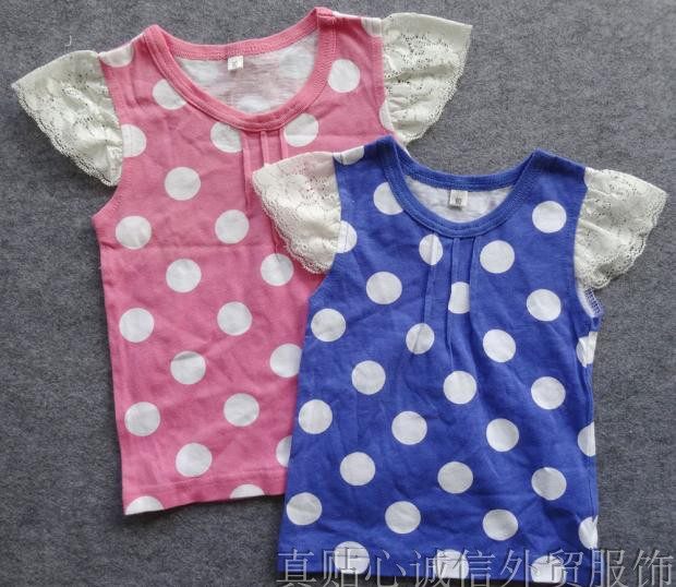 Daily single broken code miscellaneous models male and female baby cotton short-sleeved pullover T-shirt children and young children summer short-sleeved