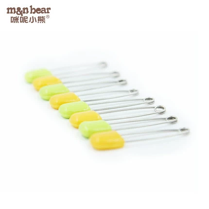 Детская большая булавка из нержавеющей стали, с медвежатами, 4см