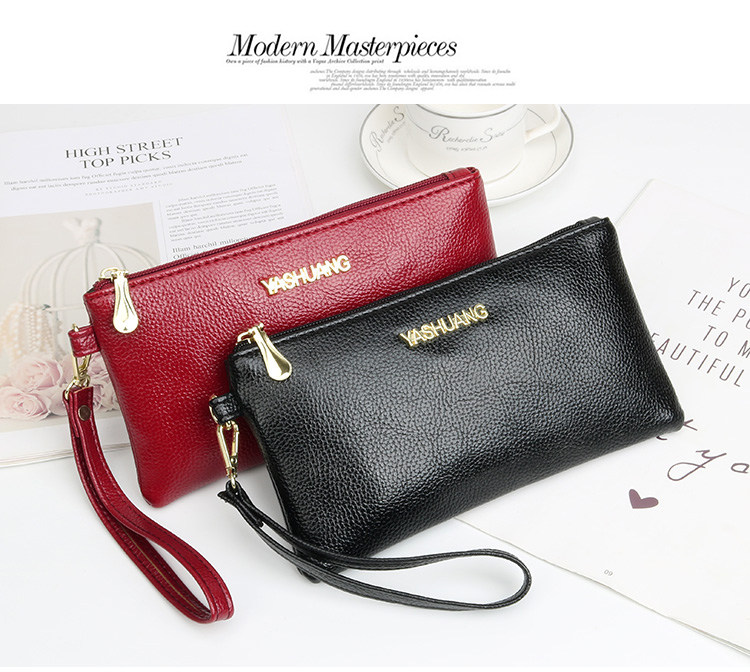 Клатч 时尚新款女士手拿包手抓包欧美休闲女式手机包零钱包手拎包女小包 James Frost