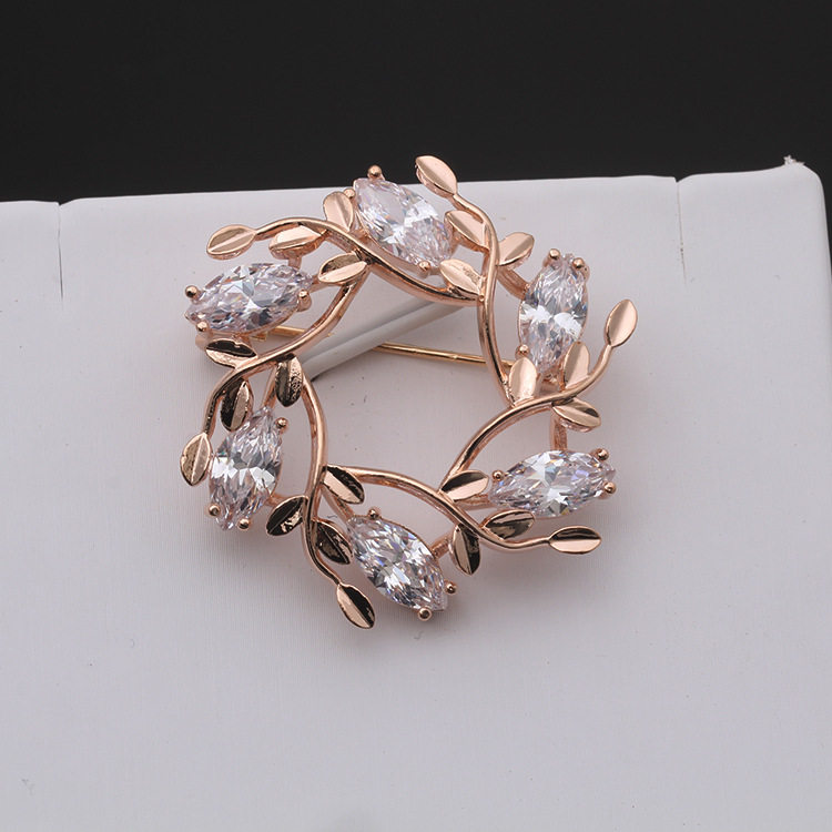 Broche femme en Zircon diamant - Ref 1178309 Image 8