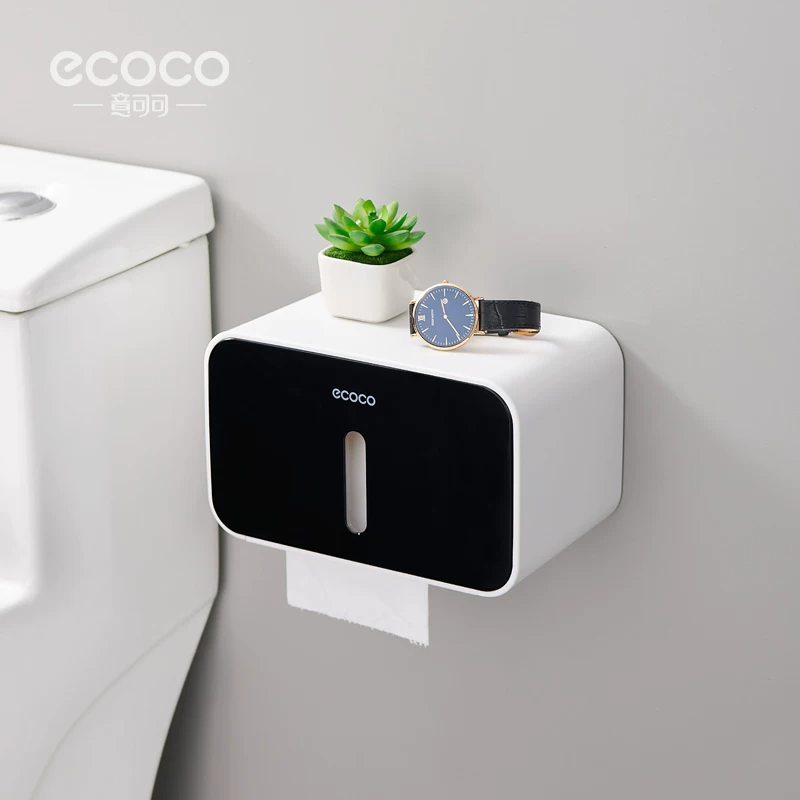 Коробка для туалетной бумаги Ecoco, держатель рулона туалетной бумаги, настенная коробка для туалетной бумаги в ванную