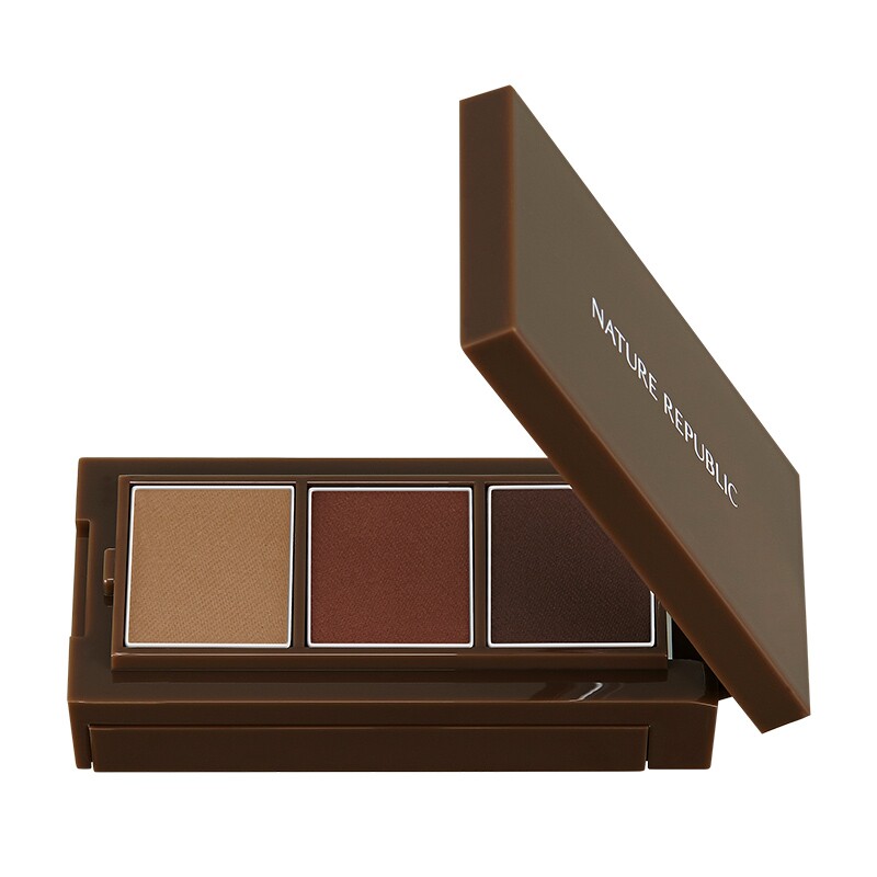 One piece of plant silky three-color eyebrow powder#1 Autumn Maple Leaf leisure Korea buy Korea Nature Park