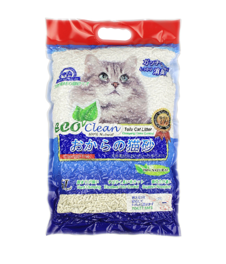Tianjing NEO mèo đậu phụ mèo mèo xả rác mèo cát thắt nút đậu phụ cát cát xả rác khử mùi bụi 6L - Cat / Dog Beauty & Cleaning Supplies Con lăn tĩnh điện ChomChom Roller.