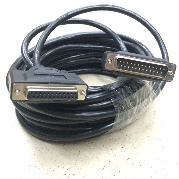 Pure copper shielding 25-pin serial port printing machine extension line 25 for 25 holes and parallel port extension line for female juxtaposition