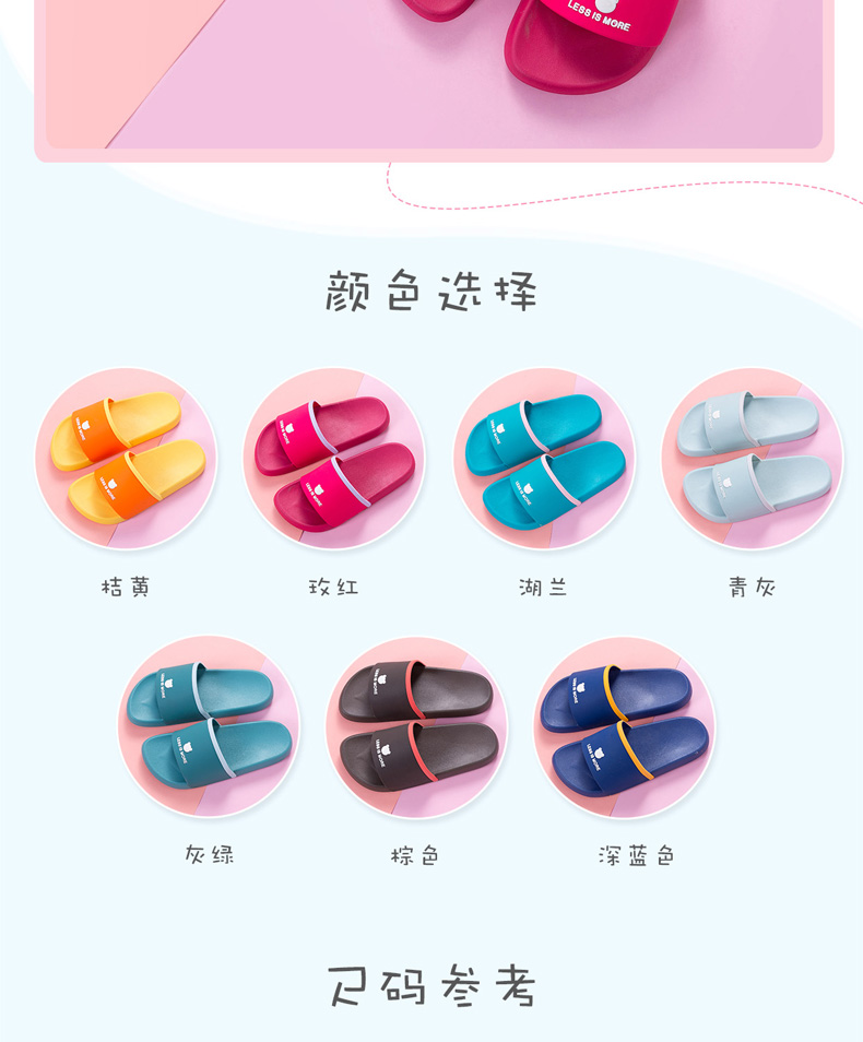 2019 dép mùa hè mới và dép nữ vài nam đáng yêu nhà trong nhà mềm đáy chống trượt tắm mùa hè nhà tắm - Trang chủ dép đi trong nhà đẹp
