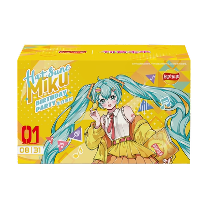 乐事x初音未来 生日庆典联名礼盒多口味休闲零食薯片零食礼盒
