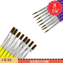 Paintbrush watercolor Water powder Digital oil painting Sketching Thread Sketching Pen Children Painting Graffiti Painting Tool 0 01