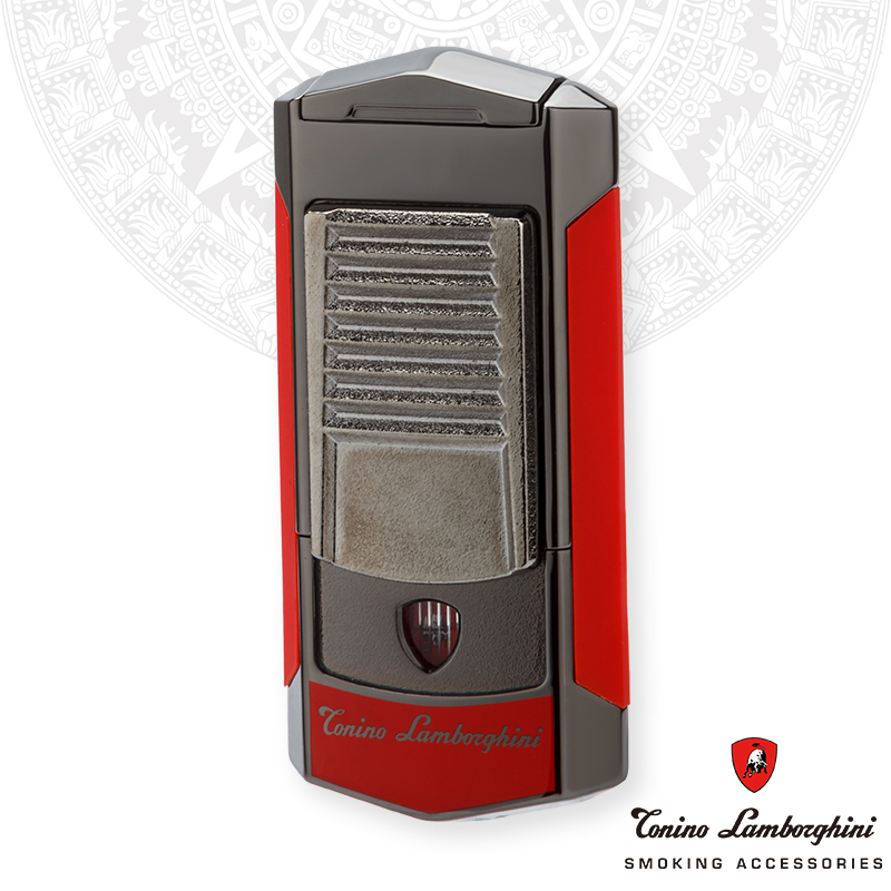 Blue Treasure Tenney Inflatable Windproof Blue Flame Upscale Cigar Straight Punch Lighter Men's Fashion Personality Creative Gift