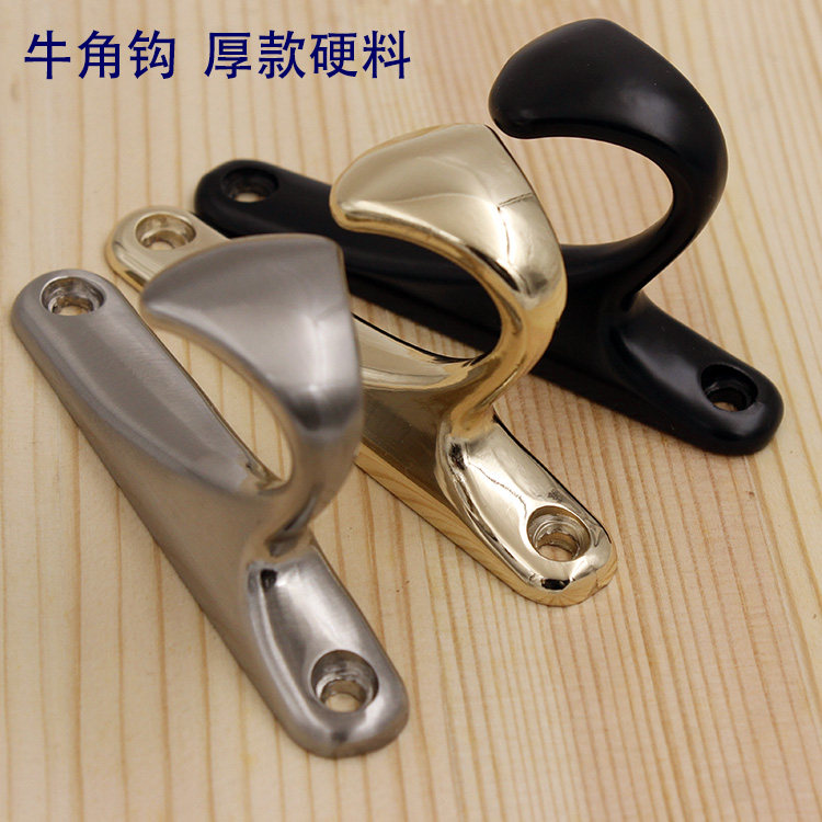 Clothes Hook Bathroom Clothing Clothes Hook European Style Hood Cabinet Hook Simple Hanging Clothes Hook Single Hook Wall Hook Zinc Alloy-Taobao