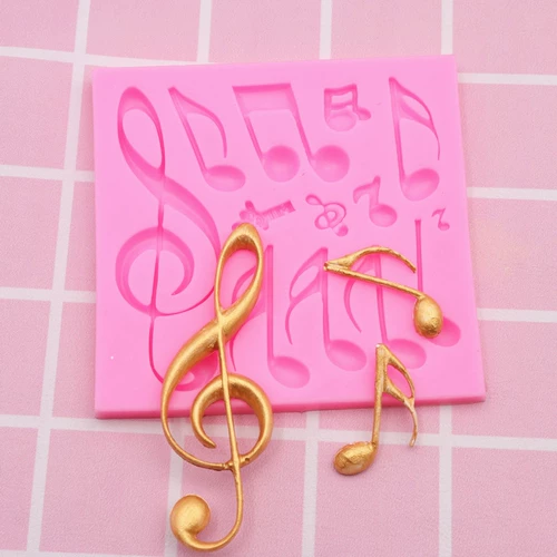 Акриловый фондан, сверхлегкая музыкальная глина, силиконовая форма, DIY