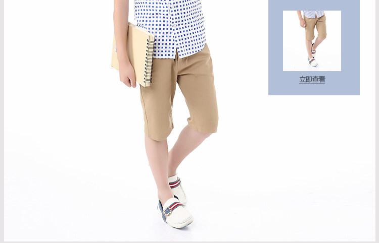 Chemise garcon à manche courte - Ref 2077515 Image 13