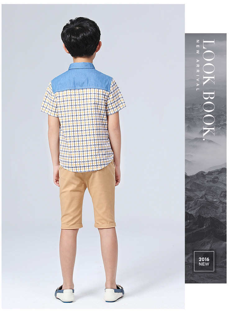 Chemise garcon à manche courte - Ref 2077513 Image 27