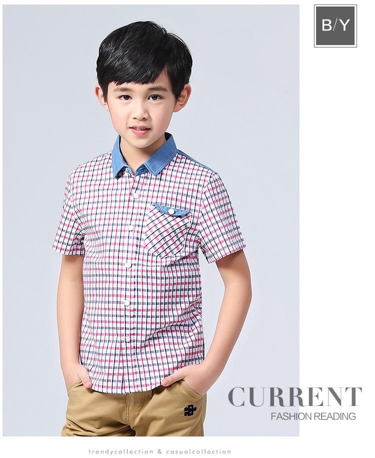 Chemise garcon à manche courte - Ref 2077513 Image 21