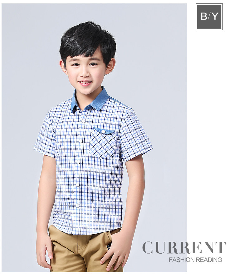 Chemise garcon à manche courte - Ref 2077513 Image 17