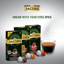 Original imported Jacobs espresso capsule coffee package compatible with nespresso home coffee machine