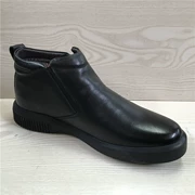 Giày bị hỏng mã đặc biệt giày nam da lộn da kinh doanh phù hợp với giày len đế dày giày nam ấm áp a36
