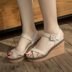 Campuchia Dadongpo với sandal nữ 2018 mới đế dày đế cao đế dày đế bệt đế bằng với sandal nữ dép quai hậu nữ đẹp Sandal