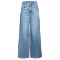 OCHIRLY Tencel Acetate Wide Leg Jeans Womens Straight Pants Lightweight and Breathable 2024 Summer New Product