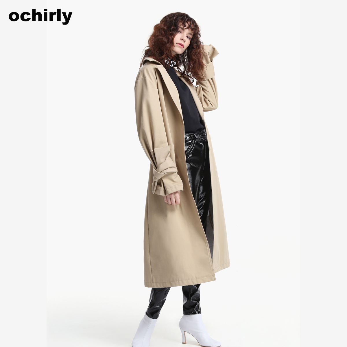 Trench pour femme OCHIRLY    en Coton - Ref 3226797 Image 3