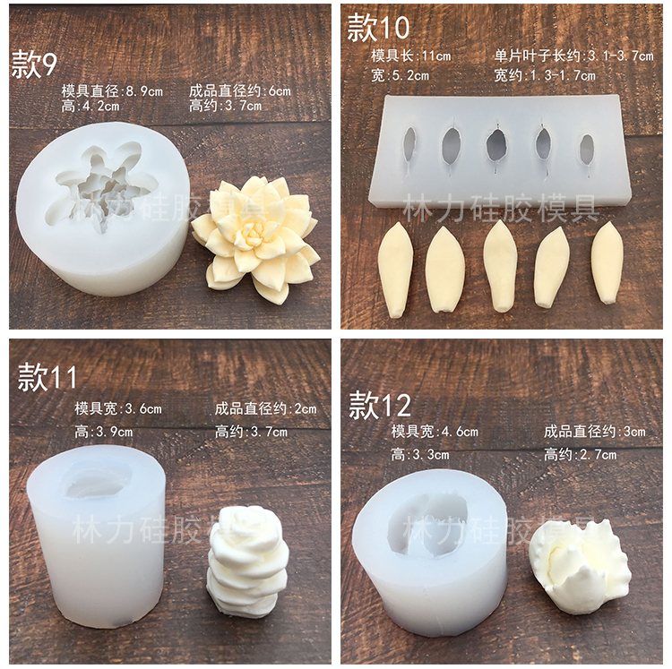 Mô phỏng khuôn silicon thịt tự làm thạch pudding kẹo mềm sô cô la mousse bánh khuôn nến thơm - Tự làm khuôn nướng khay làm kem