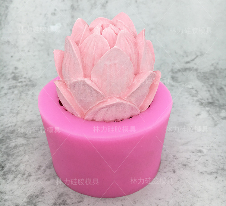 Ba chiều sen khuôn silicone thực phẩm lớp sô cô la khuôn xà phòng tự làm xà phòng làm bằng tay khuôn bánh silicon