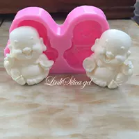 Phật Di Lặc mới Mô hình DIY Handmade Khuôn hương liệu Xe ô tô Hương liệu Mặt dây Khuôn Khuôn Trang trí Hương liệu Thạch cao Khuôn khay làm kem