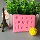 Tự làm món tráng miệng silicone khuôn bánh quế đất sét fondant Epoxy silicone khuôn bánh quy sô cô la