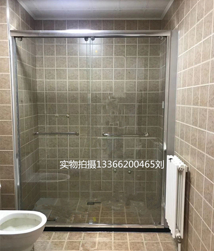 Beijing Custom Lined Ramen Shower Room Moving Door Flat Door Flat Door Bath Room Overall Bathroom Glass Partition Screen