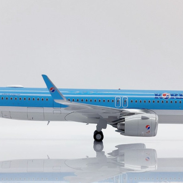 现货JC Wings大韩航空A321Neo 1:200 HL8509合金材质飞机模型，航空迷必