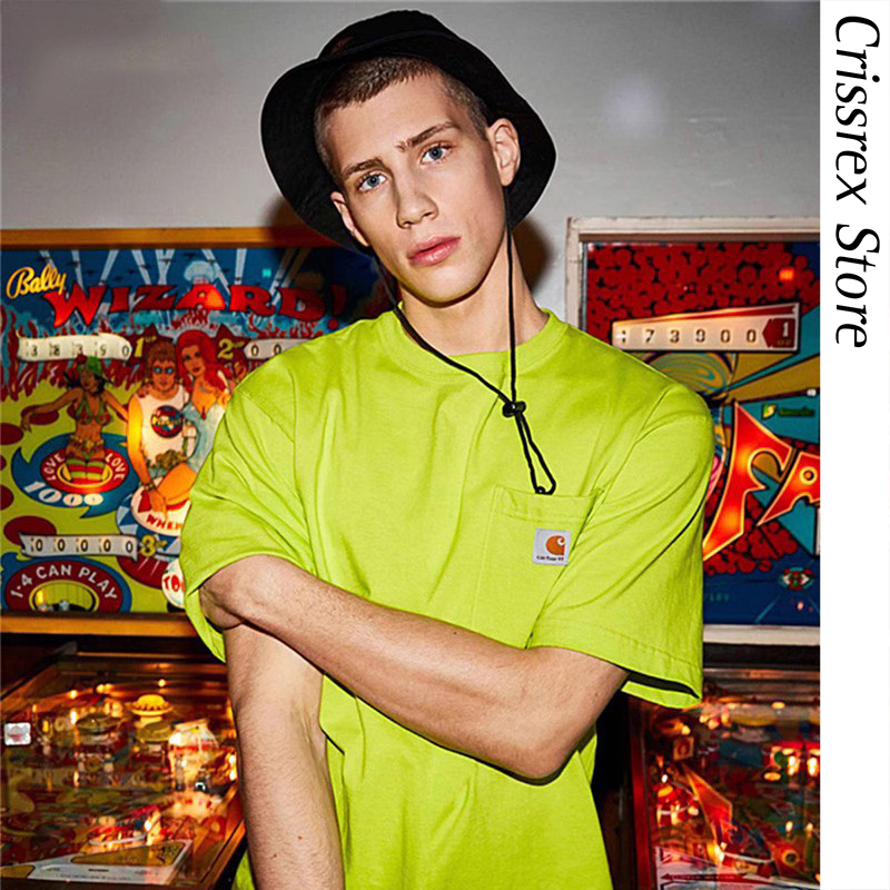 In Stock Carhartt K87 Summer Pocket T-Shirt Men's Base Layer Loose Workwear Style Short-Sleeve Men's Shirt In Stock Carhartt K87 Summer Pocket T-Shirt Men's Base Layer Loose Workwear Style Short-Sleeve Men's Shirt