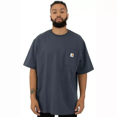 Спортивная майка Carhartt K87 Summer Pocket T -shirt мужская нижняя рубашка свободная рабочая короткие рукава
