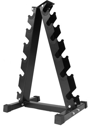 Steel dumbbell rack Household 4-pair dumbbell rack Commercial dumbbell rack 6-pair gym small dumbbell rack