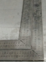 Recommended vertical steel ruler 90 degree ruler straight angle ruler triangular steel ruler 1 5 meters 1 5 meters 2 meters can be customized according to requirements