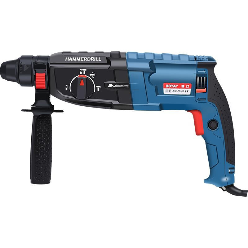 Light electric hammer drill percussion drill electric drill Three-use multifunctional electric pick Industry Home High power concrete Boa electric hammer