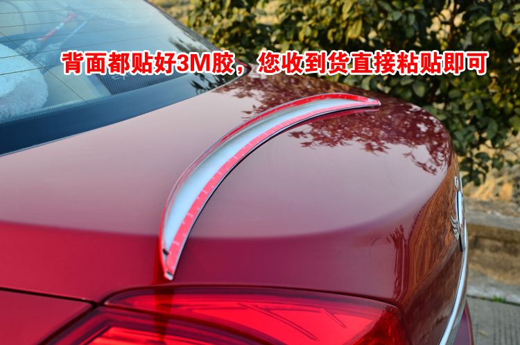 08-16 mô hình Buick Excelle sửa đổi đuôi đặc biệt Sơn ABS đấm miễn phí Kai Yue sửa đổi cung cấp cánh cố định áp lực gió - Sopida trên độ đuôi gió xe ô tô