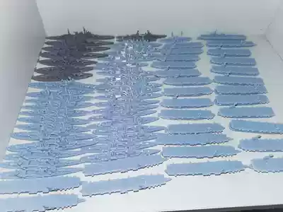 Ji Rui Model 1 3000 Battleship World War II Japanese Destroyer Series 3d Printing