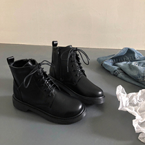 Lin Xian ginseng Martin boots female tide ins cool spring autumn thin single boots Net red wild wild 2020 short boots British style