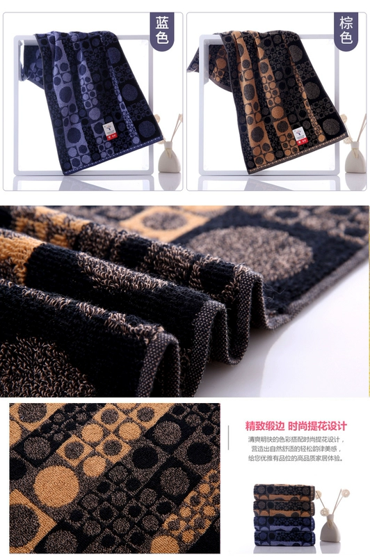 Khăn bông bằng vàng Cotton Dây đeo đơn giản Nước thoải mái Nhà thực hành 2 Gói - Khăn tắm / áo choàng tắm khăn lau mặt cao cấp