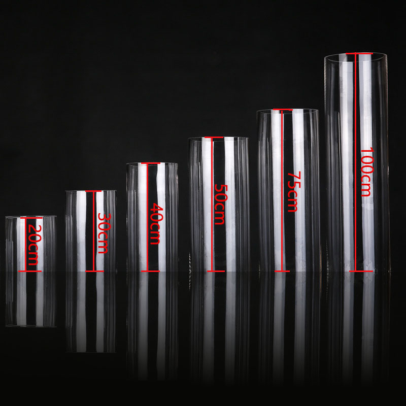 Machining customized high transparent PC tube Hard plastic pipe High transparent water family cylindrical accessories