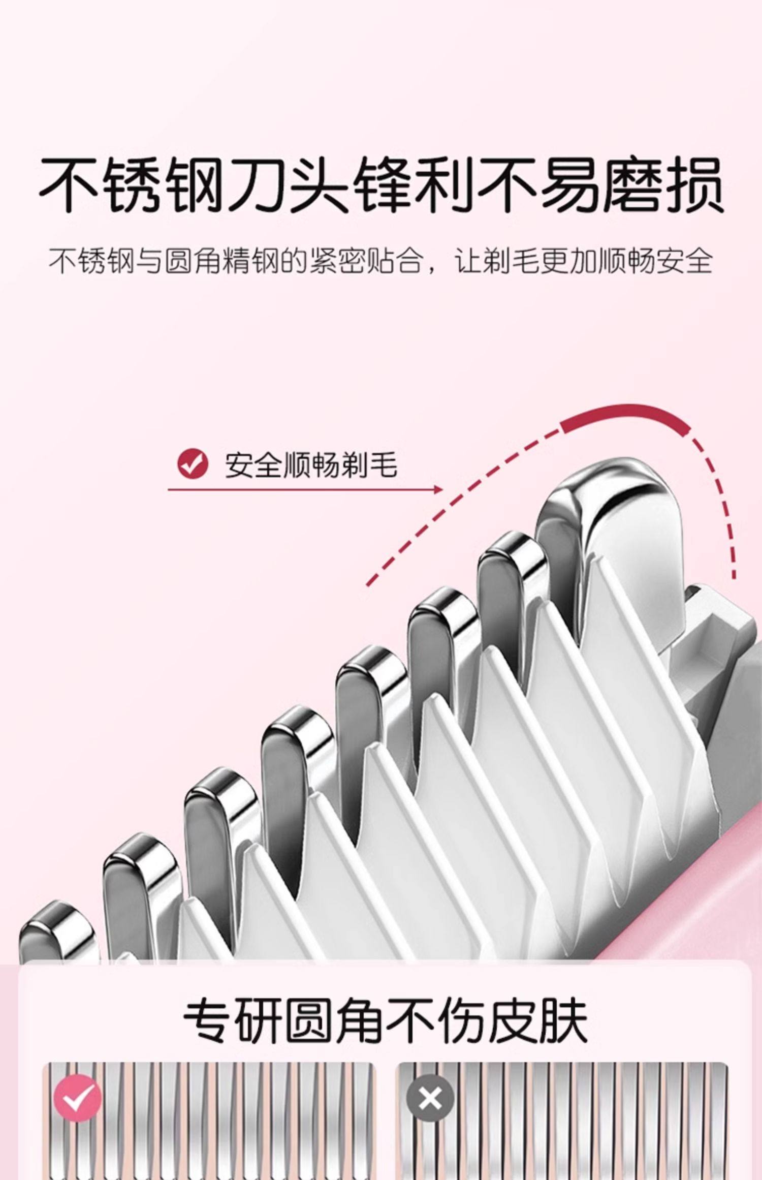 【中國直郵】 佳禾美 私處剃毛器電動刮毛刀男女士專用私密陰腋毛下女生脫毛儀修剪機器 小黃鴨聯名款 1個