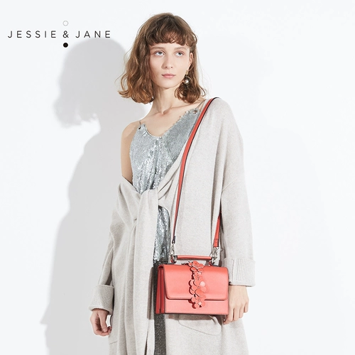 Женская сумка Jessiejane Женская сумка популярная новая маленькая квадратная сумка JJ Стоя цветочная сумочка сумочка и глифбелинг на плече 2272
