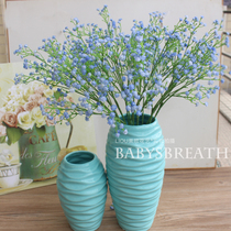 Single branch high simulation flower white full of stars fake flower wedding dress photo studio flower wall decoration hand bouquet home decoration PU flower