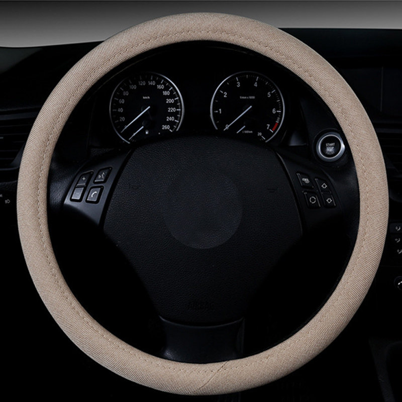 Car Steering Wheel Set BMWmini Beetle Golf Famous Fox Mie Wordflag Personality Car Handlebar Sleeve