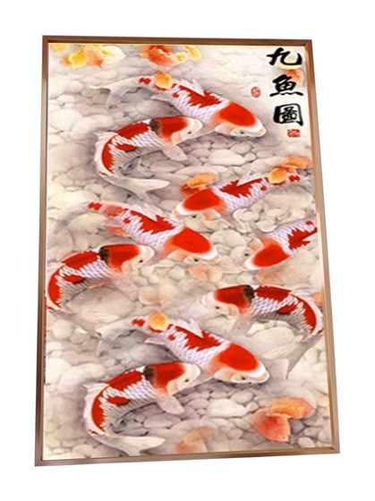 钻石画画框铝合金框装裱现代轻奢十字绣画框可以定制尺寸拉丝相框